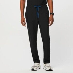 FIGS Cairo Slim FreeX Lined Cargo Scrub Pants Black Size M
